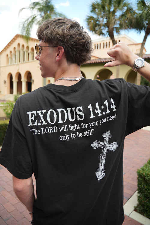 Jesus Victory Black Tee